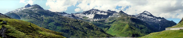 Panorama przy Lukmanierpass w Szwajcaria obraz royalty free Panorama przy Lukmanierpass w Szwajcaria obraz royalty free