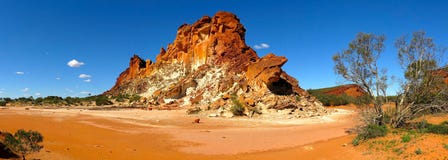 Panorama - Rainbow valley, Southern Northern Territory, Australia stock photos Panorama - Rainbow valley, Southern Northern Territory, Australia stock photos