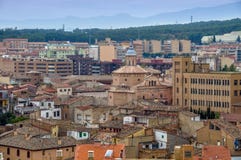 Panorama Tudela miasto w Navarra, Hiszpania Zdjęcie Royalty Free Panorama Tudela miasto w Navarra, Hiszpania Zdjęcie Royalty Free