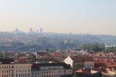 Panorama van de oude stad van Praag, Tsjechische Republiek royalty-vrije stock foto's Panorama van de oude stad van Praag, Tsjechische Republiek royalty-vrije stock foto's