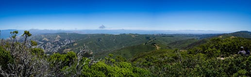 Panorama van de Piek die van topmontara het oosten om Diablo op te zetten kijken stock fotografie Panorama van de Piek die van topmontara het oosten om Diablo op te zetten kijken stock fotografie