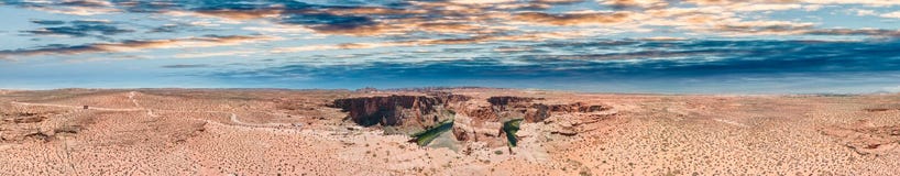 Panoramic Aerial View Of Horseshoe Bend, Arizona, USA Royalty Free Stock Photo Panoramic Aerial View Of Horseshoe Bend, Arizona, USA Royalty Free Stock Photo