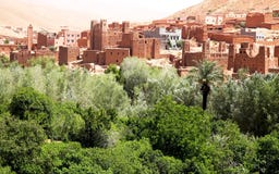 : Panoramic view of Ait Benhaddou, a UNESCO world heritage site i royalty free stock images : Panoramic view of Ait Benhaddou, a UNESCO world heritage site i royalty free stock images
