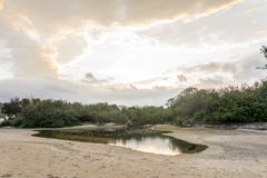 Panoramic view of the Campeche Beach, in Florianopolis, Brazil stock photo Panoramic view of the Campeche Beach, in Florianopolis, Brazil stock photo
