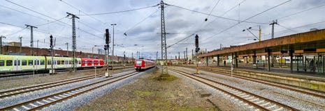 Panoramic view of Dusseldorf, Germany royalty free stock photos Panoramic view of Dusseldorf, Germany royalty free stock photos