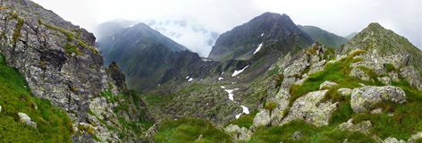 Panoramic view of Fagaras Mountain on summer Stock Photography Panoramic view of Fagaras Mountain on summer Stock Photography