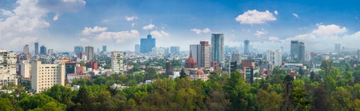 Panoramic view of Mexico city. royalty free stock images Panoramic view of Mexico city. royalty free stock images