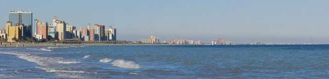 Panoramic View Of Myrtle Beach Royalty Free Stock Photo