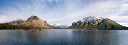Panoramic View Of Rocky Mountains Royalty Free Stock Image