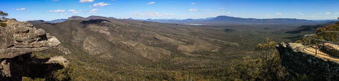 Panoramic view from Reid`s Lookout and the balconies, The Grampians, Victoria, Australia, stock image Panoramic view from Reid`s Lookout and the balconies, The Grampians, Victoria, Australia, stock image