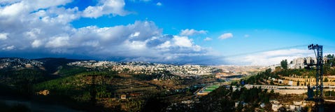 Holy land Series - Jerusalem on a stormy Day Stock Image Holy land Series - Jerusalem on a stormy Day Stock Image