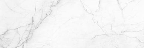 Panoramic white background from marble stone texture