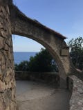 Panoramiczny widok Costa Brava, Hiszpania, Europa, błękitny morze, piękny widok fotografia royalty free Panoramiczny widok Costa Brava, Hiszpania, Europa, błękitny morze, piękny widok fotografia royalty free