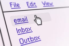 Pantalla del email Pantalla del email