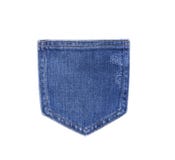 Pantaloni del denim della tasca Fotografia Stock Pantaloni del denim della tasca Fotografia Stock
