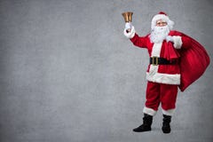 Papai Noel com o saco de presentes Imagens de Stock Royalty Free Papai Noel com o saco de presentes Imagens de Stock Royalty Free