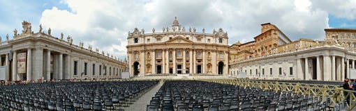 The Papal Basilica of Saint Peter in the Vatican stock photography The Papal Basilica of Saint Peter in the Vatican stock photography