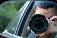 Paparazzi Sneaky Fotografia Stock Libera da Diritti Paparazzi Sneaky Fotografia Stock Libera da Diritti