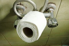 Papel higiénico imagem de stock Papel higiénico imagem de stock