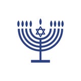 Papel pintado del símbolo de Menorah Jánuca Papel pintado del símbolo de Menorah Jánuca