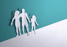 Paper Art - Happy Family Royalty Free Stock Photo Paper Art - Happy Family Royalty Free Stock Photo