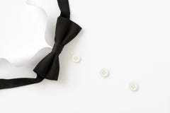 Paper cut collar of man shirts. Father`s day or wedding concept. Copy space. Top view. Minimalist style royalty free stock image Paper cut collar of man shirts. Father`s day or wedding concept. Copy space. Top view. Minimalist style royalty free stock image