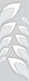 Paper cut Leaves white/grey abstract design shaded background vector illustration stock illustration Paper cut Leaves white/grey abstract design shaded background vector illustration stock illustration