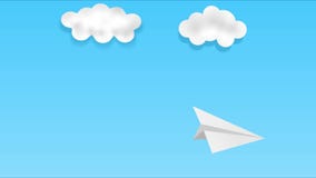 Paper Plane Flying in the Sky Stock Video - Video of flying, icon: 217985059 Paper Plane Flying in the Sky Stock Video - Video of flying, icon: 217985059
