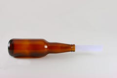 Paper Slip In Beer Bottle Stock Photos Paper Slip In Beer Bottle Stock Photos