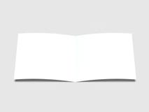 Papierblatt mit weichen Schatten auf einem hellen Hintergrund Plan einer offenen Postkarte Abbildung 3D vektor abbildung Papierblatt mit weichen Schatten auf einem hellen Hintergrund Plan einer offenen Postkarte Abbildung 3D vektor abbildung