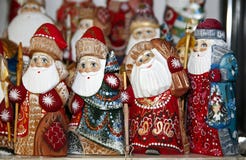 Papá Noel que viene a la ciudad foto de archivo libre de regalías Papá Noel que viene a la ciudad foto de archivo libre de regalías