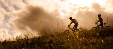 Para Mountainbike para fotografia royalty free Para Mountainbike para fotografia royalty free
