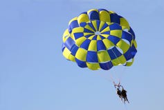 Parachutage photo stock Parachutage photo stock