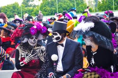 Mexico City, Mexico, ; November 1 2015: Parade of catrinas at the Day of the Dead celebrations in Mexico City stock photos Mexico City, Mexico, ; November 1 2015: Parade of catrinas at the Day of the Dead celebrations in Mexico City stock photos