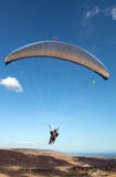 Paraglider Flying In The Sky Stock Images