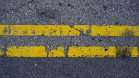 A parallel yellow lines on the floor royalty free stock image A parallel yellow lines on the floor royalty free stock image