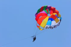 Parasailing fotografie stock Parasailing fotografie stock