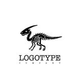 Parasaurolophus squelettique de dinosaure de logotype de vecteur d'isolement sur le fond blanc illustration de vecteur Parasaurolophus squelettique de dinosaure de logotype de vecteur d'isolement sur le fond blanc illustration de vecteur