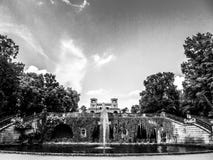 Parc de Potsdam en noir et blanc photos stock Parc de Potsdam en noir et blanc photos stock