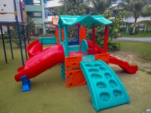 Parco di divertimenti dei bambini a Oporto de Galinhas, Brasile fotografie stock Parco di divertimenti dei bambini a Oporto de Galinhas, Brasile fotografie stock