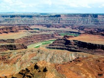Parco nazionale di Canyonlands, Utah, U S A, Green River trascura fotografie stock Parco nazionale di Canyonlands, Utah, U S A, Green River trascura fotografie stock
