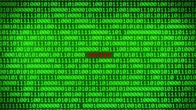 Pared del código binario verde que revela el fondo CORTADO de la matriz de los datos Pared del código binario verde que revela el fondo CORTADO de la matriz de los datos