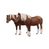 Pares de caballos de proyecto stock de ilustración Pares de caballos de proyecto stock de ilustración