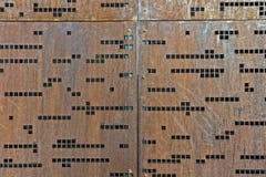 Parete di codice Morse immagini stock libere da diritti Parete di codice Morse immagini stock libere da diritti