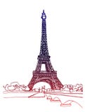 Parigi, Francia illustrazione vettoriale Parigi, Francia illustrazione vettoriale