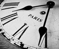 Paris black and white clock face royalty free stock image Paris black and white clock face royalty free stock image
