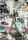 Paris, France Ilustração do vintage com torre Eiffel ilustração royalty free Paris, France Ilustração do vintage com torre Eiffel ilustração royalty free