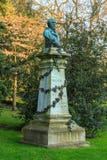 Paris, France, March 27 2017: Henry Murger statue at the Luxembourg Palace garden Historic Luxembourg Gardens Jardin du royalty free stock photo Paris, France, March 27 2017: Henry Murger statue at the Luxembourg Palace garden Historic Luxembourg Gardens Jardin du royalty free stock photo