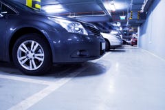 Parking Garage, Car In Underground Interior Royalty Free Stock Photos Parking Garage, Car In Underground Interior Royalty Free Stock Photos