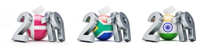 Parlamentsval i Danmark, Sydafrika, Indien på en vit illustration för bakgrund 3D, tolkning 3D royaltyfri illustrationer Parlamentsval i Danmark, Sydafrika, Indien på en vit illustration för bakgrund 3D, tolkning 3D royaltyfri illustrationer